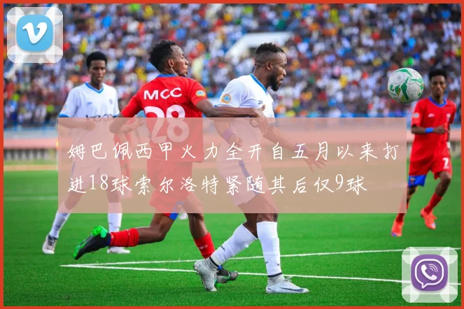 姆巴佩西甲火力全开自五月以来打进18球索尔洛特紧随其后仅9球